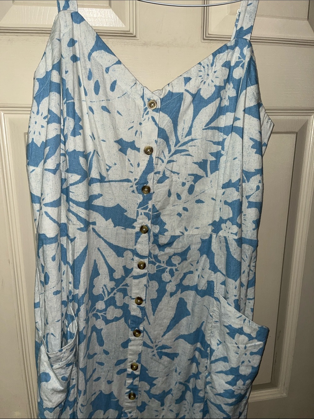 Fat Face Linen Maxi Dress 14